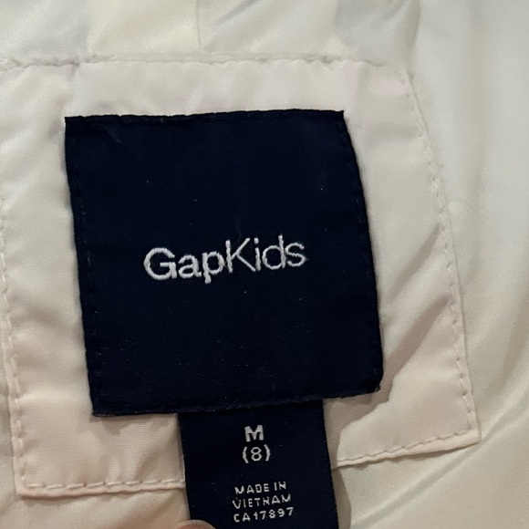 Gap cream puffer (75% down) with hood - Picture 6 of 6